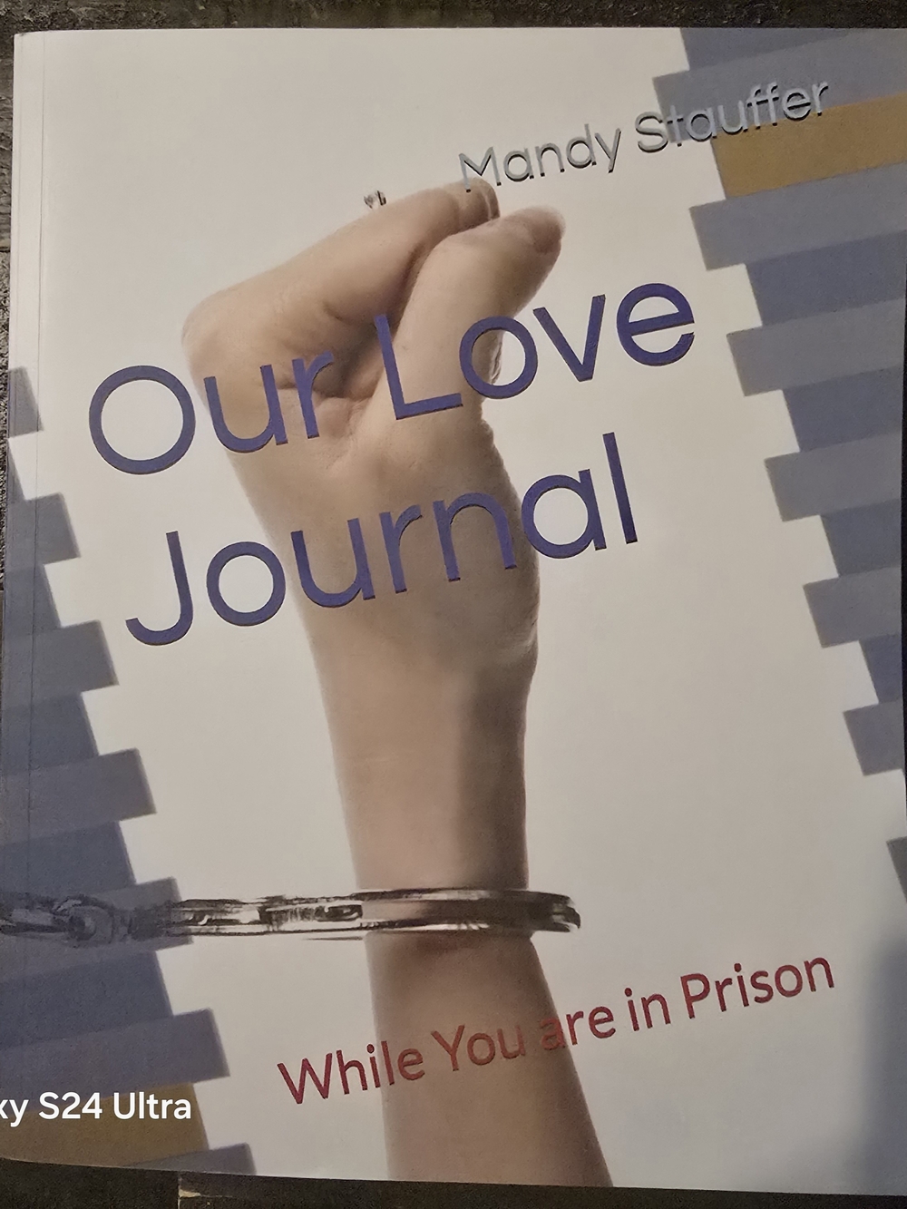 Our Love Journal - White and Blue Cover
